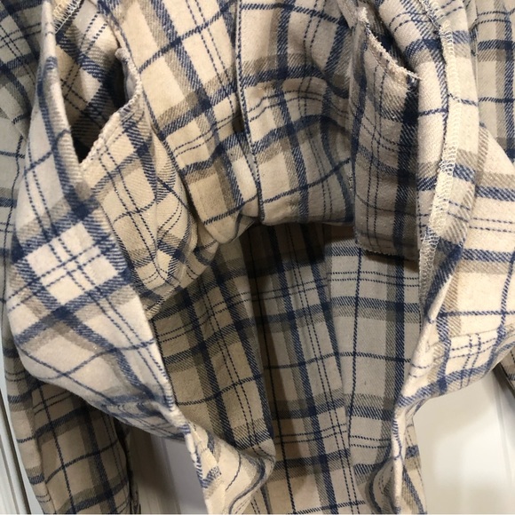 Mittoshop Plaid Flannel Shacket Jacket Size Large New - Picture 8 of 8